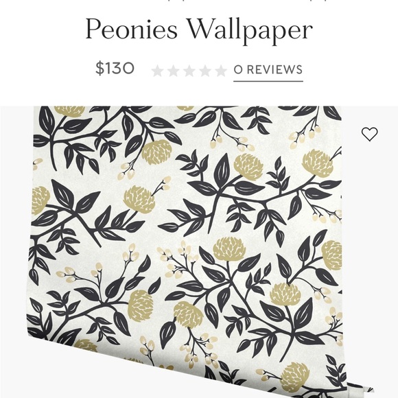 Peonies Wallpaper Rifle Paper Co. 2 rolls